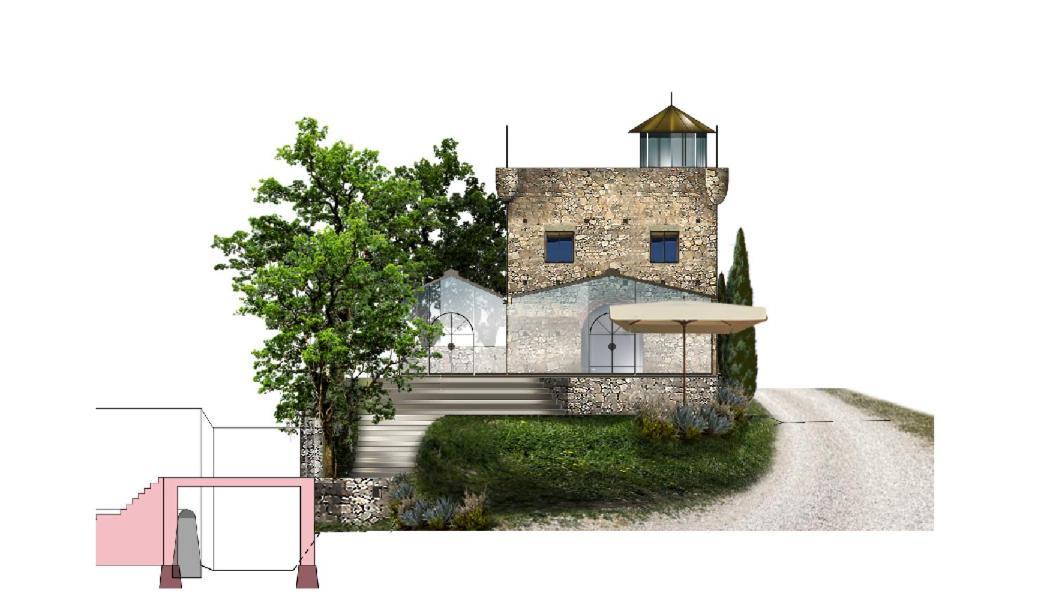 Castello Di Vicarello Villa Sasso d'Ombrone Exterior photo
