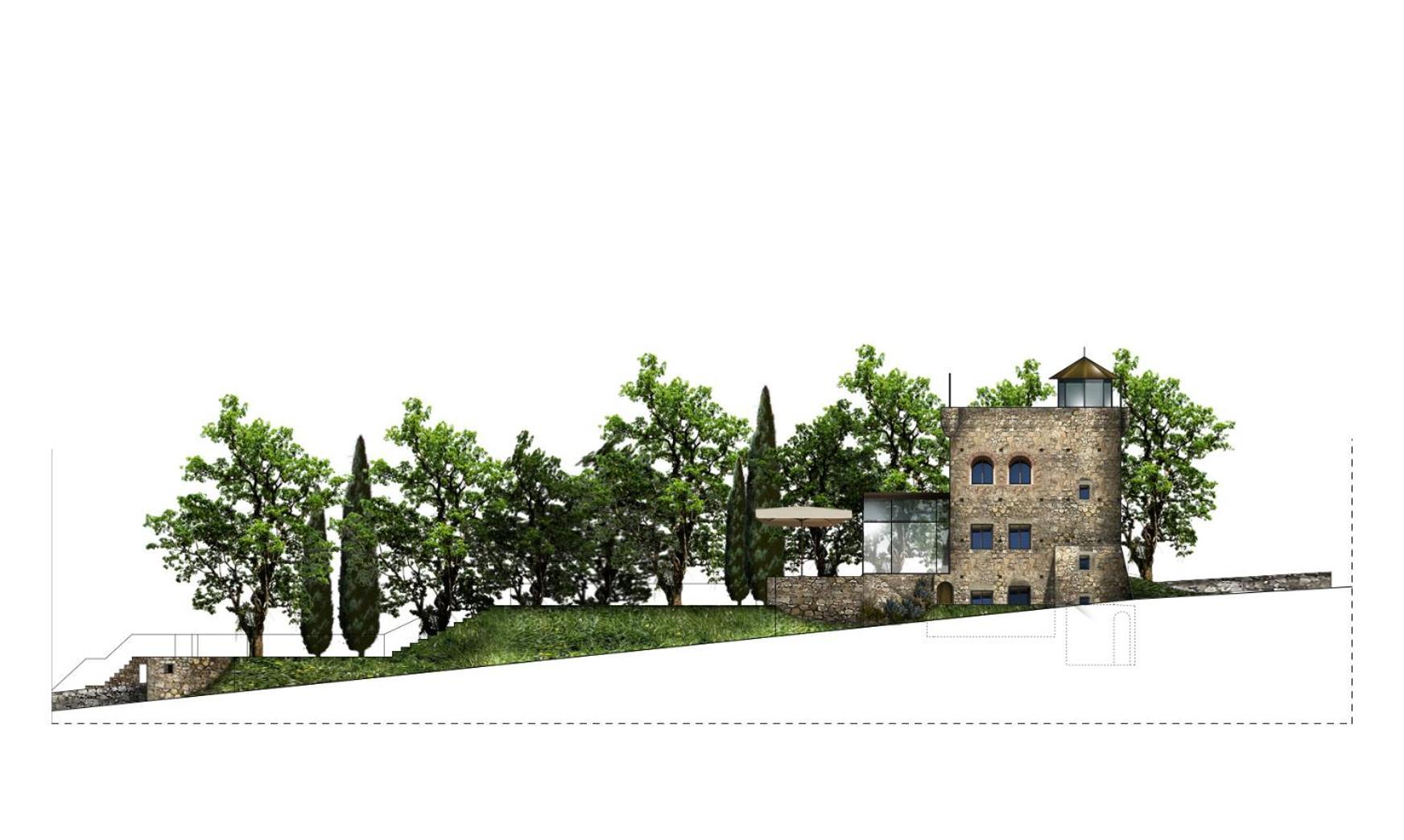 Castello Di Vicarello Villa Sasso d'Ombrone Exterior photo